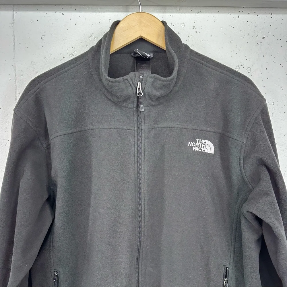 The North Face Jacket Men’s XL Black ANKU Windwall Zip Up Fleece Coat